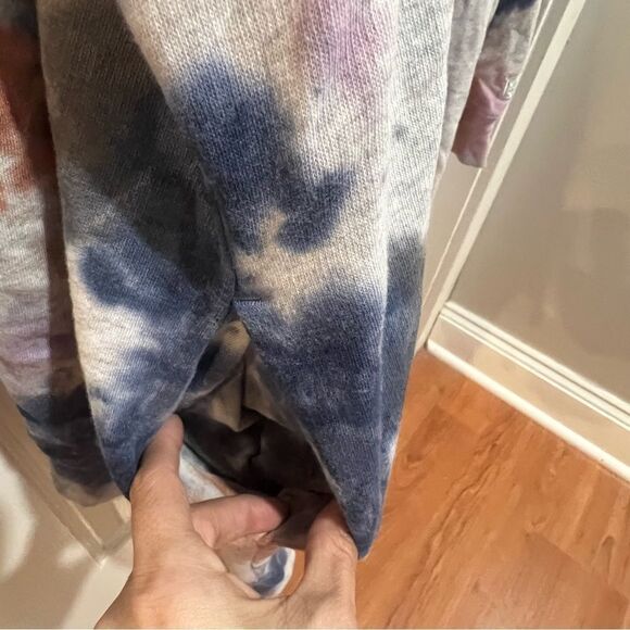 NWT Victoria's Secret Pink Sweatshirt Dress Hoodie with pockets‎ sz med tie dye - Picture 6 of 12